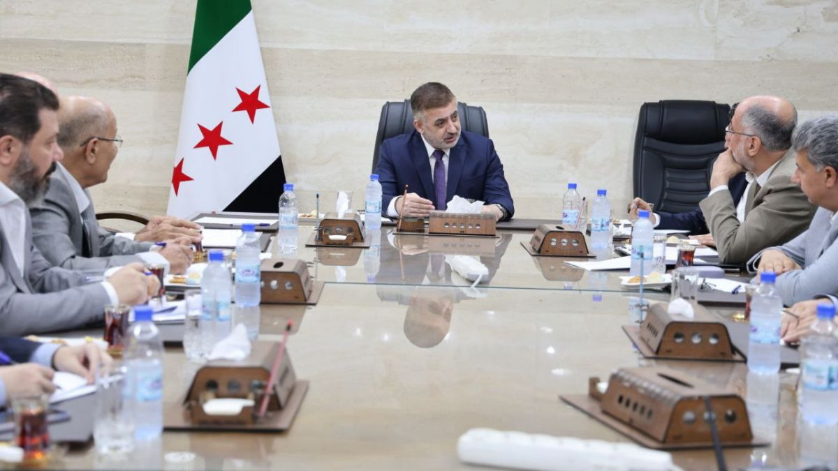 اجتماع لجنة الخبراء القانونيين في الأمانة العامة لرئاسة الجمهورية السورية لبحث القوانين والقوانين الاستثنائية، 28 تموز 2025 (تلغرام الأمانة)