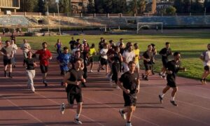   فعالية شبابية أقيمت بالتعاون مع فريق 963 Run Club في ملعب مدينة تشرين الرياضية بدمشق- 6تموز 2025(وزارة الرياضة والشباب/فيسبوك)