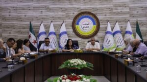 اجتماع تنظيمي موسع لمجلس الشعوب الديمقراطي - 15 أيلول 2025 (موقع الإدارة الذاتية)