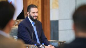  الرئيس السوري في المرحلة الانتقالية أحمد الشرع يترأس الوفد السوري في القمة الروسية العربية في تشرين المقبل - 23 آب 2025 (رئاسة الجمهورية العربية السورية)