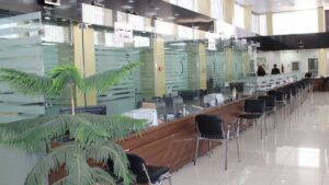 صالة مركز خدمة المواطن التابع للمؤسسة العامة للإسكان - 30 أيلول 2025 (وزارة الأشغال العامة والإسكان/ فيسبوك)