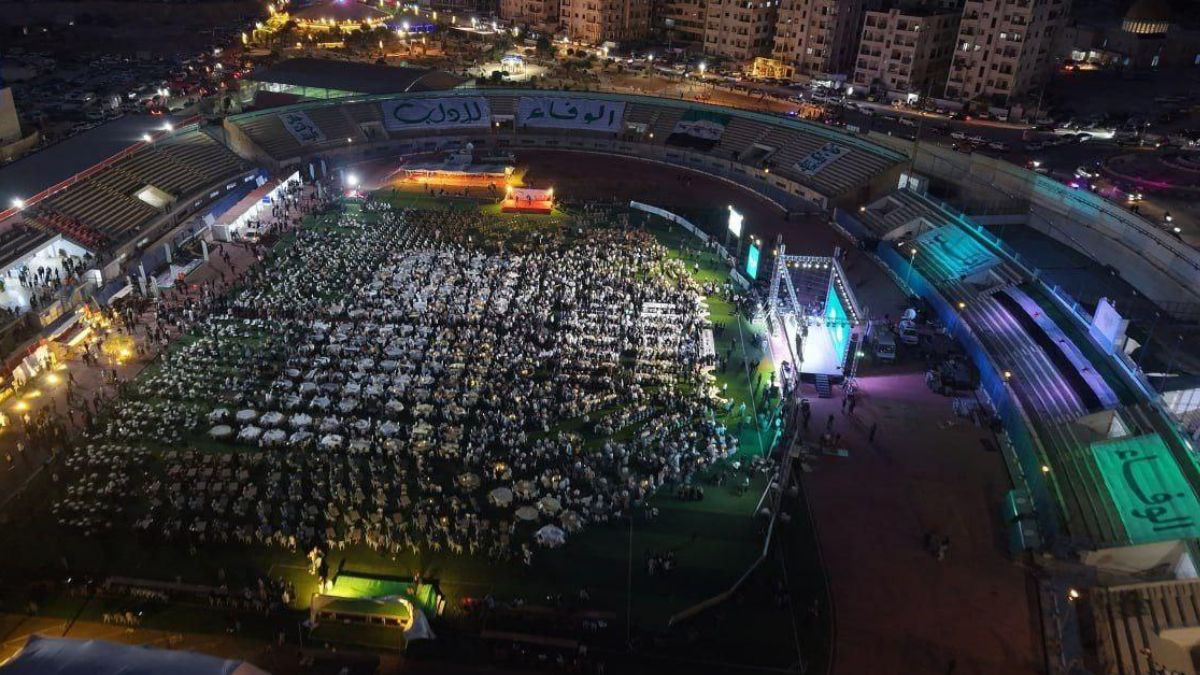 خلال حفل إطلاق حملة "الوفاء لإدلب" - 26 أيلول 2025 (إدلب اليوم)