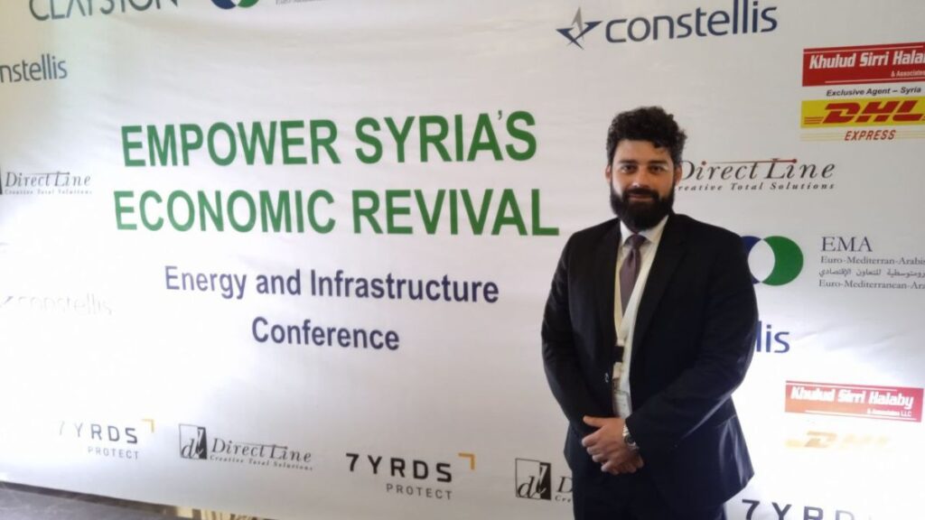 المحامي السوري الألماني في شركة CLAYSTON الألمانية ممدوح التجار - 22 أيلول 2025 (عنب بلدي/ وسيم العدوي)