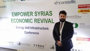 المحامي السوري الألماني في شركة CLAYSTON الألمانية ممدوح التجار - 22 أيلول 2025 (عنب بلدي/ وسيم العدوي)