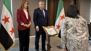 أعضاء اللجنة الفرعية في طرطوس يؤدون اليمين اليمين القانونية - 3 أيلول 2025 (سانا)