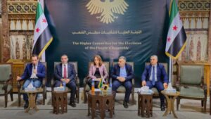 اجتماع اللجنة العليا لانتخابات مجلس الشعب لاختيار اللجان الفرعية - 27 آب 2025 (سانا)