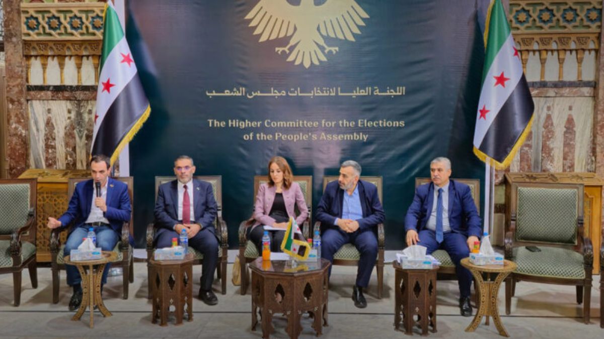 اجتماع اللجنة العليا لانتخابات مجلس الشعب لاختيار اللجان الفرعية - 27 آب 2025 (سانا)