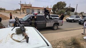 قرية الصورة في الريف الغربي من محافظة السويداء والتي شهدت توترات أمنية أدت لنزوح المدنيين- 1 أيار 2025 (محافظة السويداء/ تلجرام)