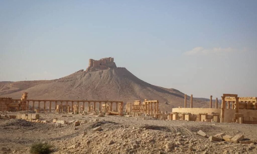 موقع تدمر الأثري - 20 أيلول 2025 (المديرية العامة للآثار والمتاحف/فيسبوك)