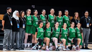 سيدات منتخب سوريا تحت 16 عامًا ضد منتخب اليابان - 22 أيلول 2025(جمعية كرة السلة الماليزية /فيسبوك)