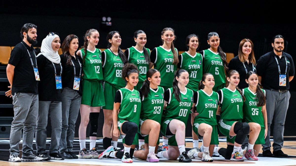 سيدات منتخب سوريا تحت 16 عامًا ضد منتخب اليابان - 22 أيلول 2025(جمعية كرة السلة الماليزية /فيسبوك)