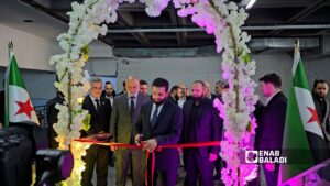 افتتاح وزير الداخلية أنس خطاب مركز الهجرة والجوازات الجديد في مجمّع يلبغا بدمشق-9 أيلول 2025(عنب بلدي/أحمد مسلماني)