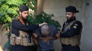 القبض على خلية تابعة لحزب الله اللبناني بريف دمشق وبحوزتها صواريخ غراد 11 أيلول 2025 
(وزارة الداخلية السوية)القبض على خلية تابعة لحزب الله اللبناني بريف دمشق وبحوزتها صواريخ غراد 11 أيلول 2025 
(وزارة الداخلية السوية)