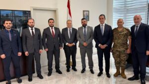 بحث الوفد السوري القضايا العالقة بين سوريا ولبنان من بينها ملف المعتقلين والنازخين 1 أيلول 2025 (محمد يعقوب العمر/ فيسبوك)