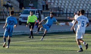 لقاء ناديي الكسوة والمجد الذي سبق أن تأهل إلى الدوري الممتاز - 1 تموز 2025 (نادي الكسوة الرياضي/ فيسبوك)
