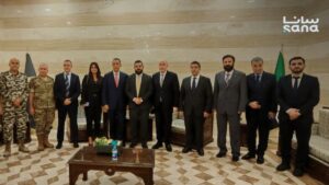 اجتماع بين اللجان القضائية والأمنية السورية واللبنانية في دمشق 8 أيلول 2025 (سانا)