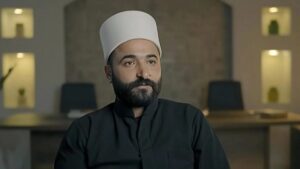 قائد تجمع أحرار العرب الشيخ سليمان عبد الباقي - 1 أيلول 2025 (سوريا الآن/ لقطة شاشة)