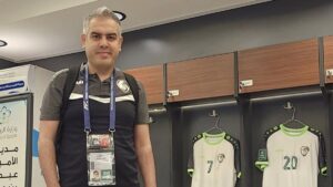 المنسق الإعلامي السابق للمنتخب السوري زين الرفاعي (حساب الرفاعي/ فيسبوك)