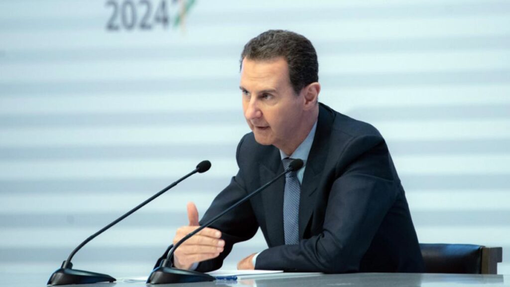 رئيس النظام السوري المخلوع بشار الأسد- 4 من أيار 2024 (سانا)
