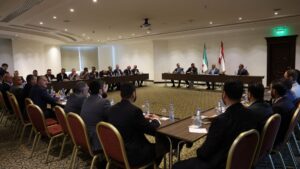 الوفد السوري برئاسة معاون ويزر الداخلية السوري عبد القادر طحان يناقش ملفات الحدود ومكافحة الإرهاب في لبنان 29  تشرين الأول 2025 (وزارة الدخلية السورية). الوفد السوري برئاسة معاون ويزر الداخلية السوري عبد القادر طحان يناقش ملفات الحدود ومكافحة الإرهاب في لبنان 29  تشرين الأول 2025 (وزارة الدخلية السورية).