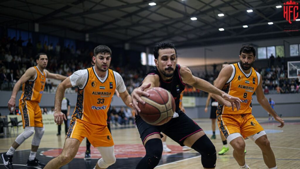 حمص الفداء ضد الوحدة في بطولة الدرع 23 تشرين الأول 2025 (نادي الوثبة الرياضي / فيسبوك)