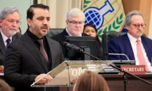 وزير الخارجية السوري أسعد الشيباني يلقي كلمة أمام المجلس التنفيذي لمنظمة حظر الأسلحة الكيماوية - 5 آذار 2025 (منظمة حظر الأسلحة الكيماوية) 
