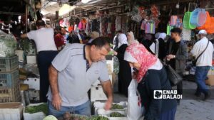 سوق محي الدين وسط العاصمة دمشق - 14 تشرين الأول 2025 (عنب بلدي/ أنس حاج حسين)