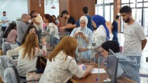 تقديم المساعدة والتوجيه للطلاب المتقدمين إلى المفاضلة في مركز خدمة المواطن/الطالب - 1 تشرين الأول 2025 (جامعة اللاذقية/فيسبوك)