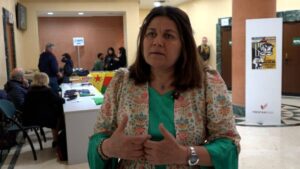 الرئيسة المشتركة لوفد التفاوض مع الحكومة السورية - 16 نيسان 2025 (ANF)