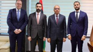 الوفد التقني السوري يلتقي عضو المجلس الرئاسي في ليبيا - 4 آب 2025 (وزارة الخارجية والمغتربين السورية)