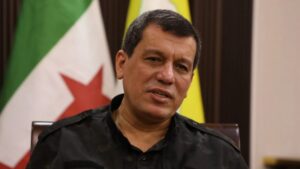 القائد العام لـ”قوات سوريا الديمقراطية” (قسد) مظلوم عبدي يقول إن  "قسد" اتفقت مع الحكومة السورية على آلية الاندماج - 16 تشرين الأول 2025 (أسوشيتد برس)