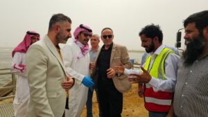اطلاع وزير الزراعة أمجد بدر على تجربة المجموعة الوطنية للاستزراع السمكي نقوة خلال زيارته إلى السعودية - 11 أيلول 2025 (الزراعة/تلجرام)