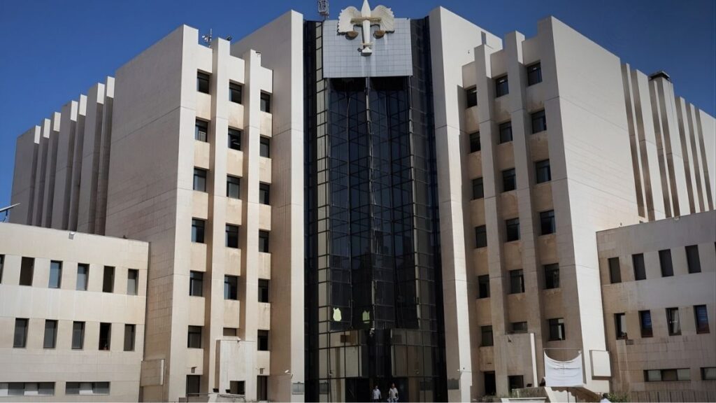 مبنى وزارة العدل وسط دمشق - 30 تشرين الأول 2025 (سانا)