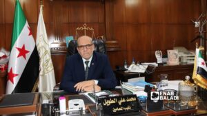 نقيب المحامين في سوريا محمد علي الطويل - 18 أيلول 2025 (عنب بلدي/وسيم العدوي)