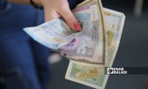 فئات العملة السورية الحالية - 8 تشرين الأول 2025 (عنب بلدي/ نور حمزة)
