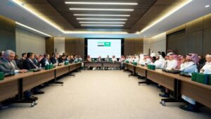 اجتماع الطاولة المستديرة السعودي السوري - 27 تشرين الأول 2025 (وكالة الأنباء السعودية) اجتماع الطاولة المستديرة السعودي السوري - 27 تشرين الأول 2025 (وكالة الأنباء السعودية)