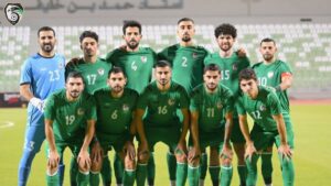 منتخب سوريا خلال مباراته مع منتخب الكويت وديًا 9 أيلول 2025 ( SFA / فيسبوك)