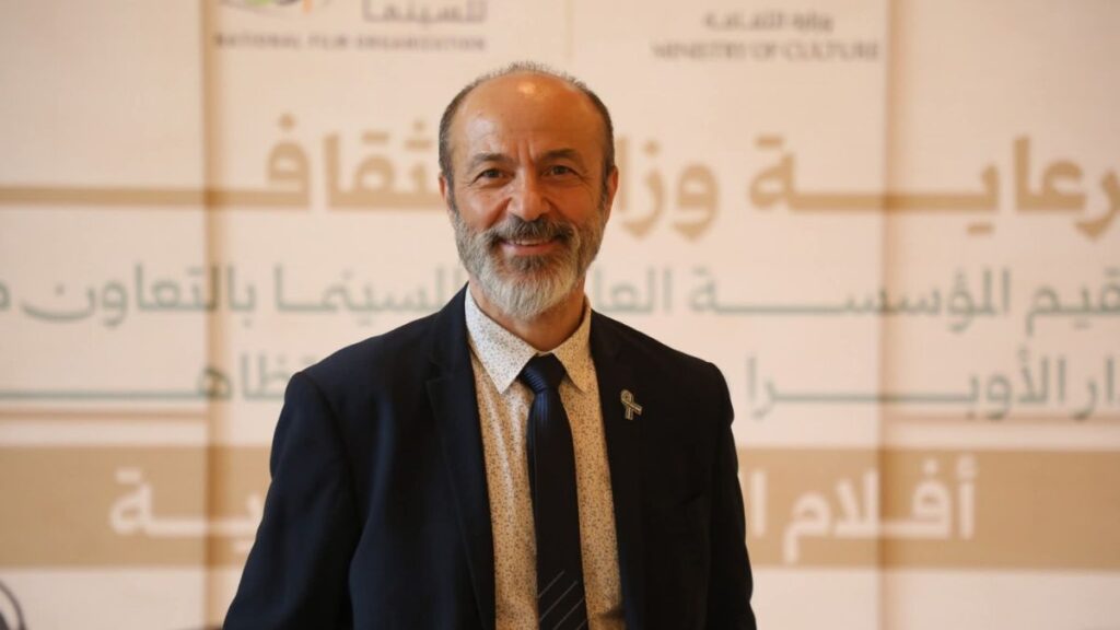  الفنان جهاد عبده من افتتاح تظاهرة "أفلام الثورة السورية" في دمشق - 15 أيلول 2025 (المؤسسة العامة للسينما)
