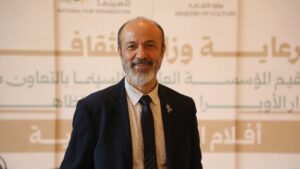  الفنان جهاد عبده من افتتاح تظاهرة "أفلام الثورة السورية" في دمشق - 15 أيلول 2025 (المؤسسة العامة للسينما)