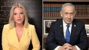 بنيامين نتنياهو أثناء مقابلة مع الإعلامية إيرين مولان - 13 تشرين الثاني 2025 (THE ERIN MOLAN SHOW)