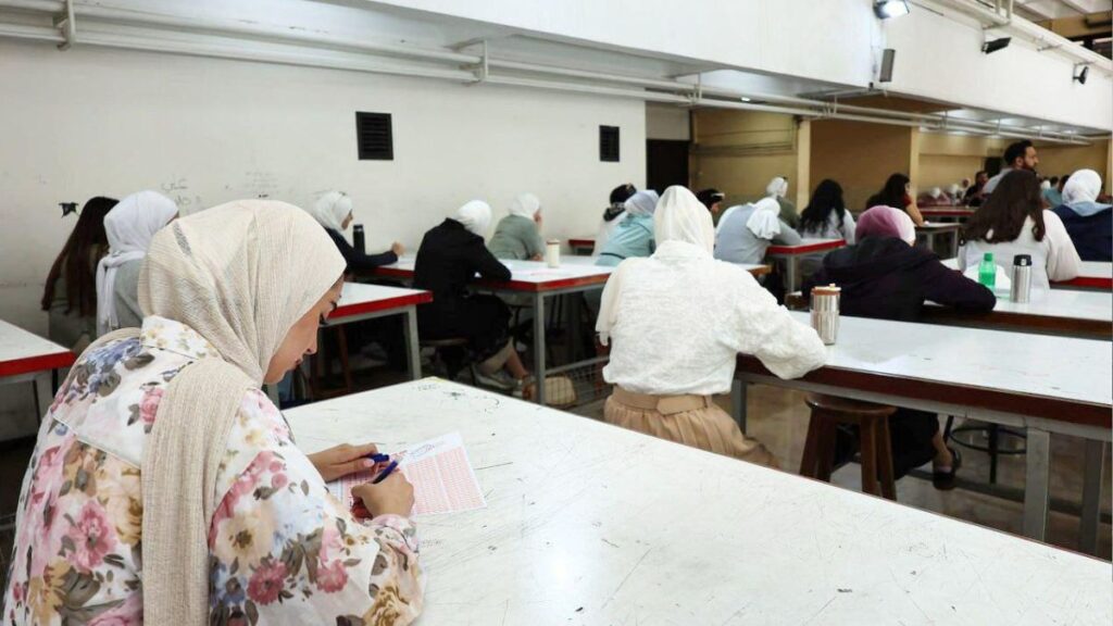 من امتحانات الفصل الثاني في كلية الهندسة المعمارية في جامعة دمشق - 5 آب 2025 (جامعة دمشق)