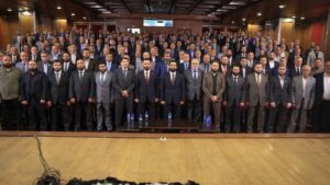 الاجتماع الموسع الذي جمع وزير الداخلية مع الضباط المنشقين عن النظام السابق - 11 أيلول 2025 (وزارة الداخلية/ فيسبوك)