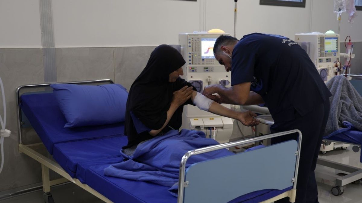 قسم غسيل الكليى في مستشفى حماة الوطني بعد تاهيله وتحديثه - 30 تشرين الأول 2025 (وزارة الصحة السورية)