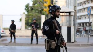 عناصر من جهاز الأمن العام التابع لوزارة الداخلية السورية في اللاذقية - 6 حزيران 2025 (وزارة الداخلية)