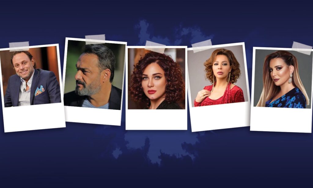 فنانون سوريون يثيرون الجدل بسبب تصريحاتهم السياسية (تعديل عنب بلدي)