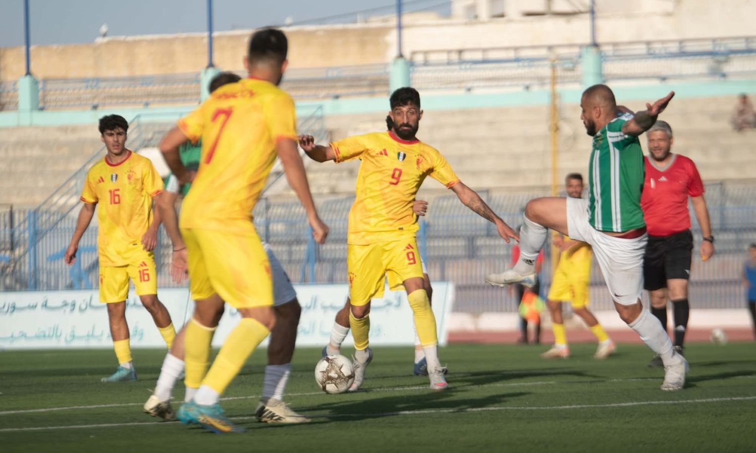 تشرين يتغلب على أمية وديًا - 19 تشرين الأول 2025 (نادي تشرين الرياضي/فيسبوك)