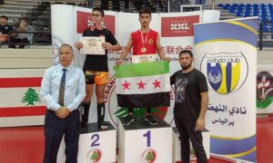 فوز اللاعب مصطفى تركماني بذهبية الووشو كونغ فو - 23 تشرين الثاني (أحمد هيطلاني)
