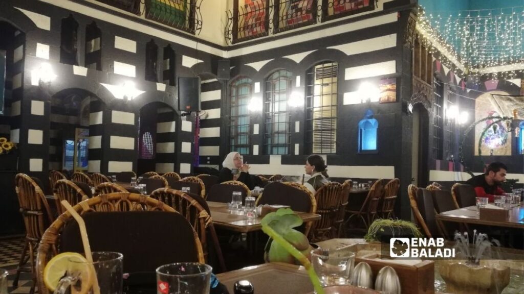 مطعم الموناليزا بدمشق القديمة - 31 آذار 2025 (عنب بلدي/كريستينا الشماس)