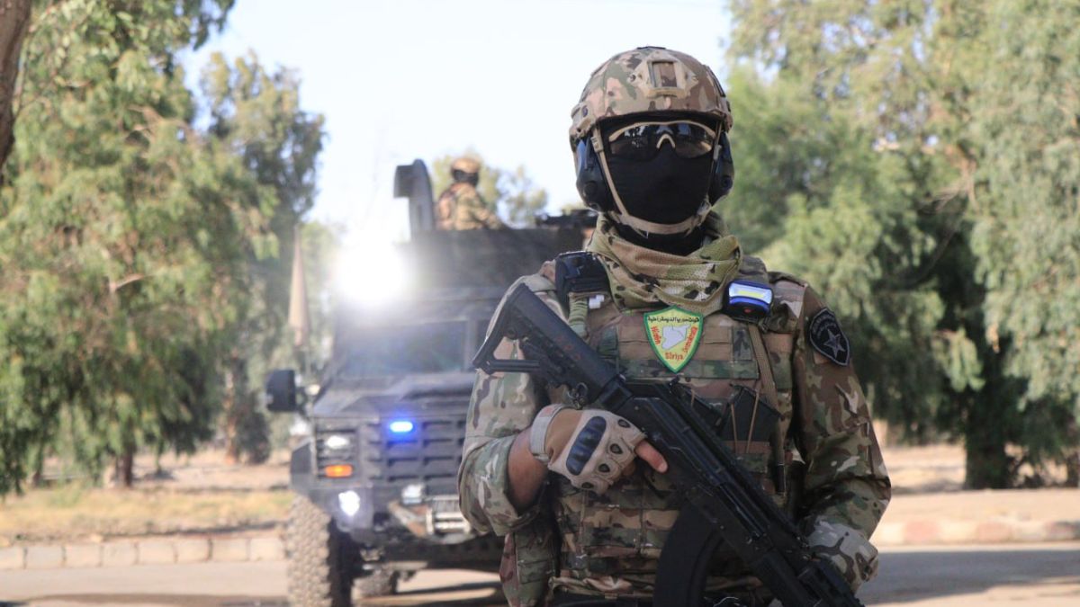 من تخريج دورة تدريبية لقوات "الكوماندوس" التابعة لـ "قسد" - 13 آب 2025 (قوات سوريا الديمقراطية)