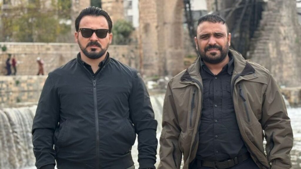 محمد حسين الجاسم و سيف بولاد أبو بكر الموضوعين على قائمة عقوبات بريطانيا - 23 آذار 2025 (محمد حسين الجاسم/ اكس)